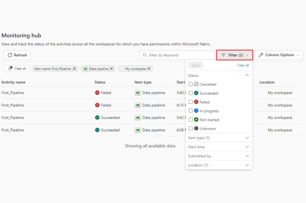 Fabric Monitoring and Insights